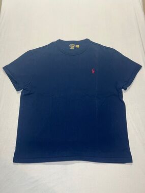 Ralph Lauren Polo Navy Red Pony Tee L